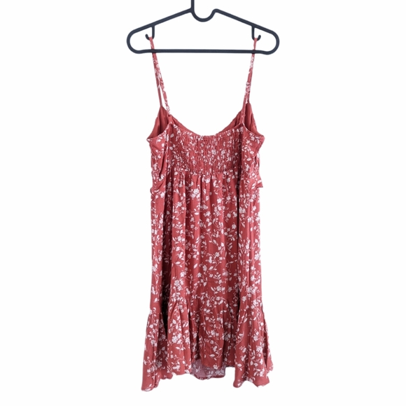 FRANCESCA'S COLLECTIONS Seth Red Floral Mini Dress Size Medium - Picture 5 of 8
